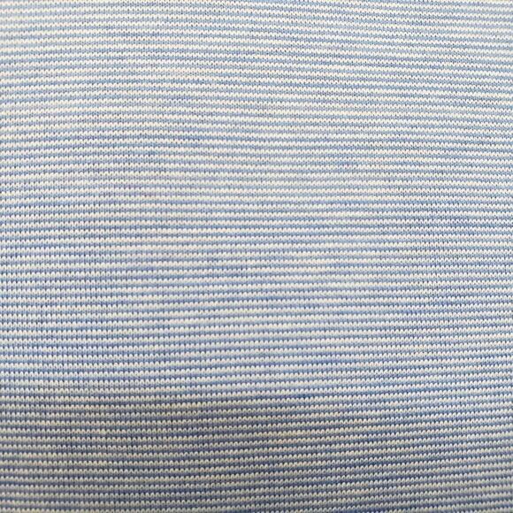 PETER MILLAR Crown Ease Briarwood Stripe Nanoluxe Polo Shirt Men L Cotton Blue - Picture 4 of 13